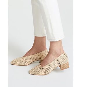 MIISTA NOA WOVEN PUMPS SIZE:8.5